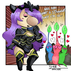 nat2art:Olimar with Camilla’s spirit :) i don’t really play fire emblem, so i wouldn’t know how camilla act. but hey, hope you guys still like it! more spirits coming. lol XD