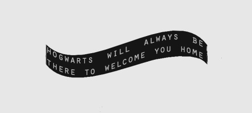 doctormuggle: Hogwarts will always be there to welcome you home…[x]