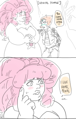 kyoumado:  au where everythin is the same except pearl is like,, x10 edgier and also punk 