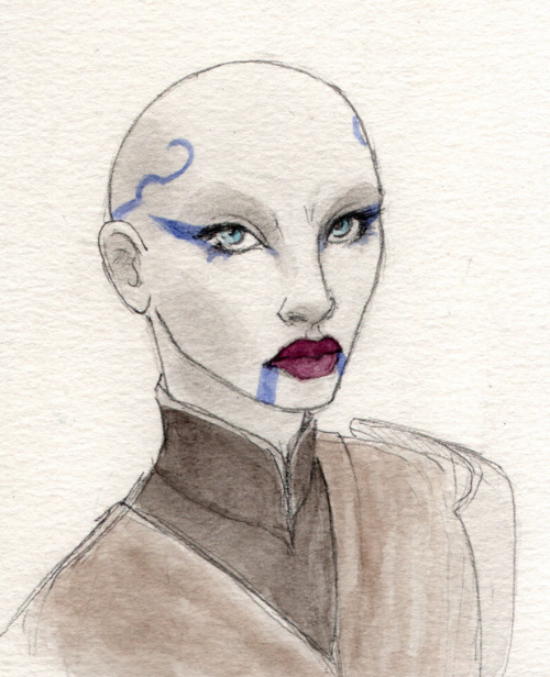 spectral-musette:I realized that even though I’d included Ventress redesigns in two different 