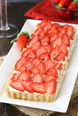 sweetoothgirl:    Strawberry Champagne Tart   