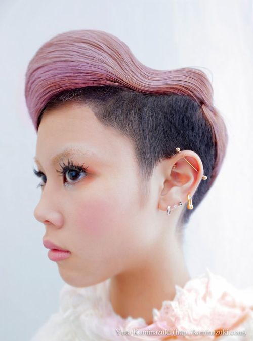 Yuto Kaminazuki is a Japanese hair designer whose designs are full of marvelous textures, light-heav