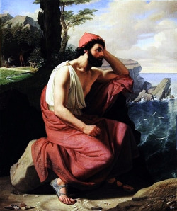 Ulysses on the Island of Calypso.  1830.Detlev