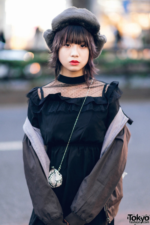 Japanese friends Ryosuke, Neo Tokyo, and Ryohei on the street in Harajuku wearing fashion by MISBHV,