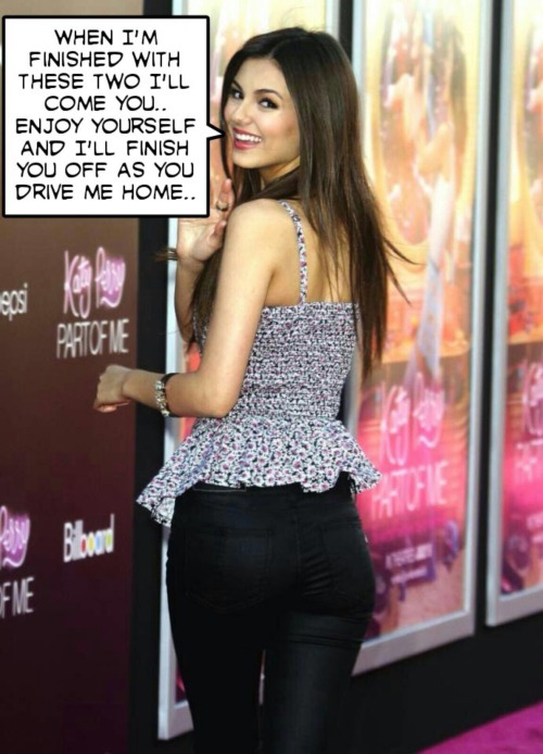 Porn celebritystrokecaptions:    #VictoriaJustice photos