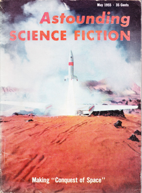 Astounding Science Fiction, May 1955.  The cover art is a photograph.