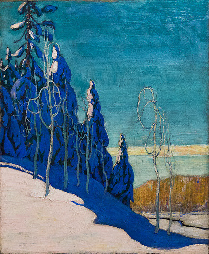 Arthur Lismer - A Clear Winter, 1916.