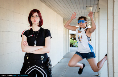 bitterrenegade:“Incoming!!!”So a few weeks ago me and @commander-hot-pants had a photoshoot together