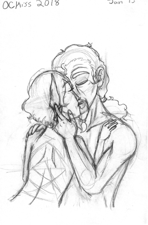 OC Kiss Week 2018 I haven’t drawn my OCs in 4 years&hellip; But my inspiration for th