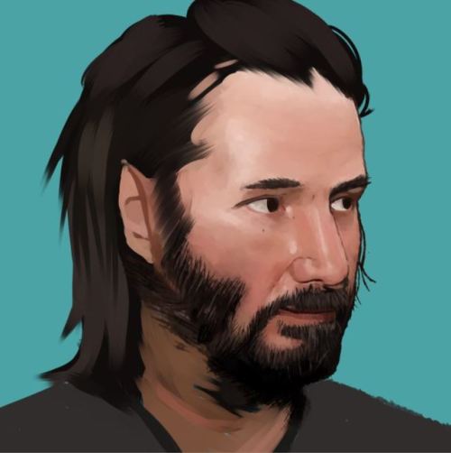 i did a photo study of keanu reeves + some of the most crackhead progress pics to have seen the ligh