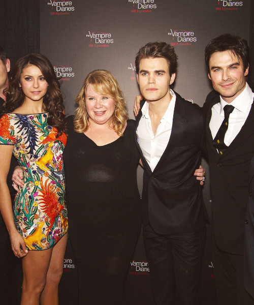 ivanina15:   — Nina Dobrev, Julie Plec, Paul Wesley and Ian Somerhalder at the