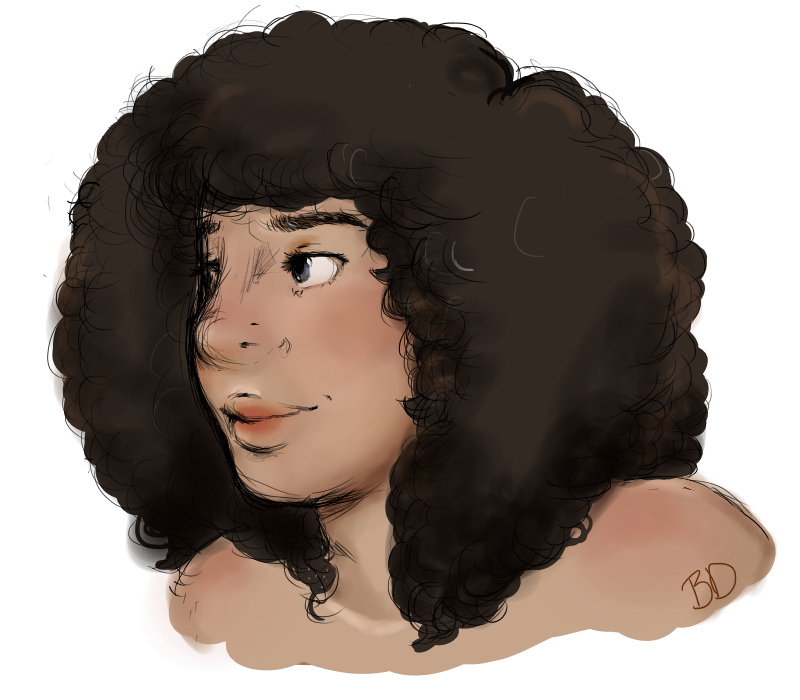 gh0uliette:  I drew my friend @shulamithbond‘s character Aoife Palpatine aaaand