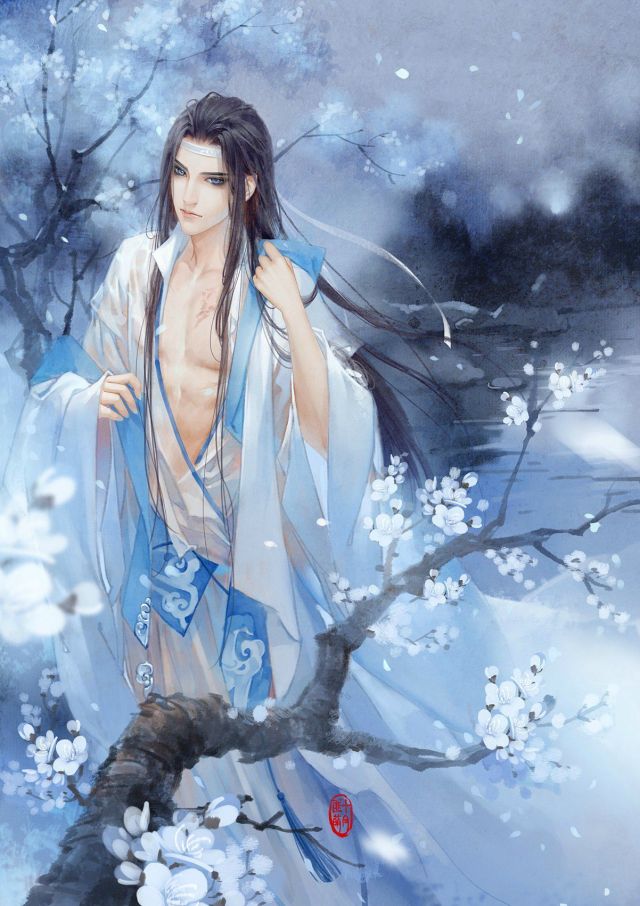 Does anyone has this image in HD? [Lan Wangji bites Wei Wuxian, both  half-naked - Pash! Magazine - Artist: Gearous] : r/MoDaoZuShi