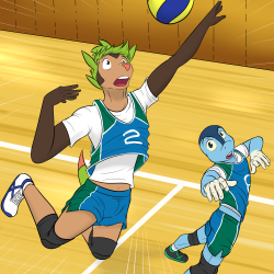 PokeBallers 2: VolleyboysOkay, so over the winter I marathoned and anime called Haikyuu!!, and I’m making the stream watch it cause I’m borderline obsessed with it.  So, combine volleyball anime with my obsession with anthropomorphized pokemon, and
