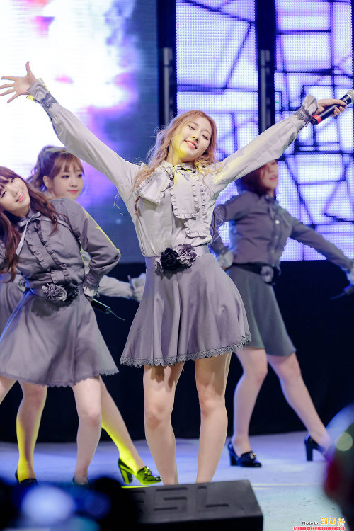 Kpop girl group Lovelyz at Joongbu University Festival in May 2016 ~ Photos by Allidol