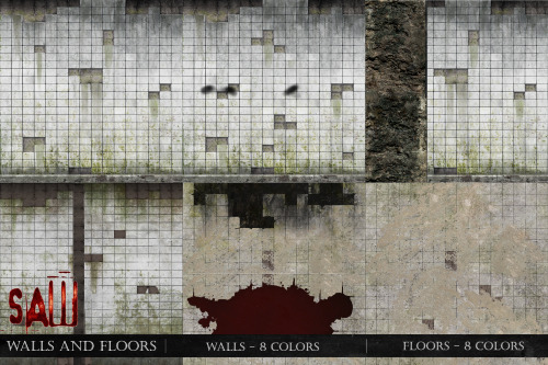 Saw: The Video Game Toilet Walls and Floors extracted and converted from original game by me Public 