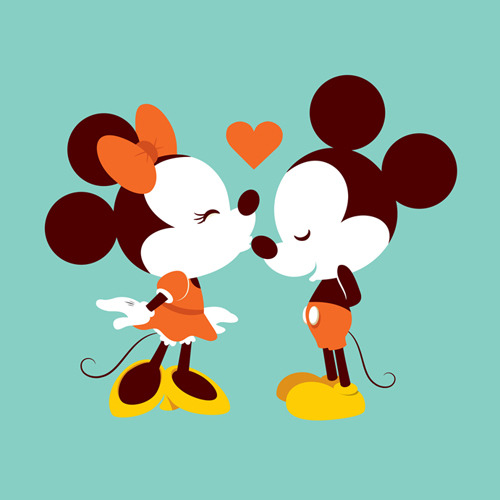 Mickey and minnie disneyland