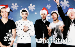 Blamestyles:  One Direction Support Text Santa 