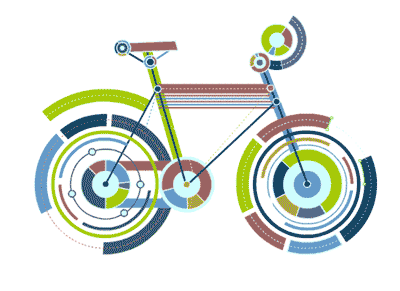 threadless: Bicyrcle by palitosci is up for scoring in our Bicycles design challenge! Love this desi
