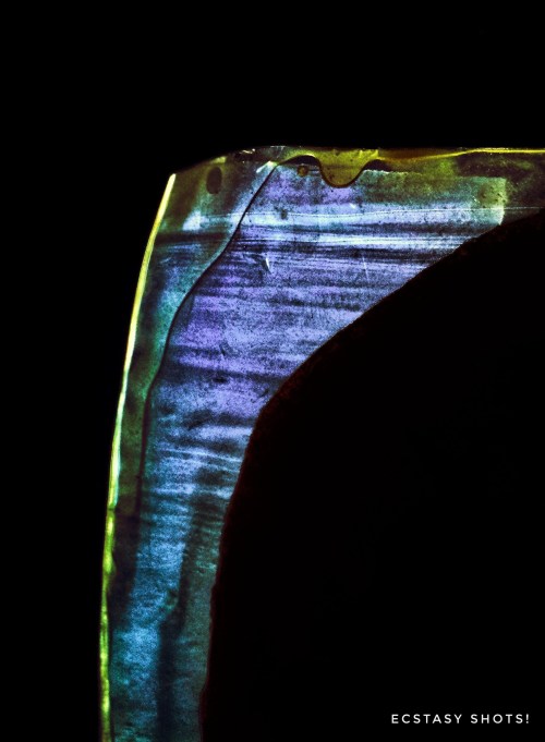 Explorations in PhotoelasticityWhen a plastic is placed between two polarizers it produces these bri