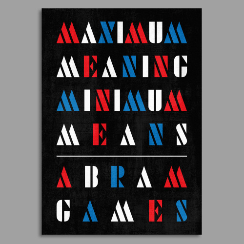 A little personal project I’ve been working on for the past few days: A typographic poster of 