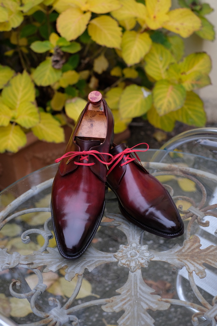 dandyshoecare:
“
Patina “Rasputin-J.FitzPatrick Edition” by Dandy Shoe Care for our customer from Santiago Chile: Mr.P.G.M. Incredible shades of 9 different colors and the DSC Luxury Shoe Laces of course!…
We advise you to ask your shoemaker to send...