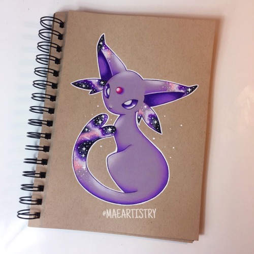 maeartistry:Finished Espeon. I’ll be working on Umbreon next ________‣ facebook.com/marilynmaeart‣ i