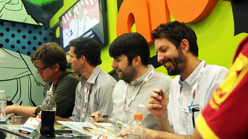 The Nick Re-Mix panel and signing with the Sanjay and Craig, Pete &amp; Pete, Hey Arnold and Breadwi