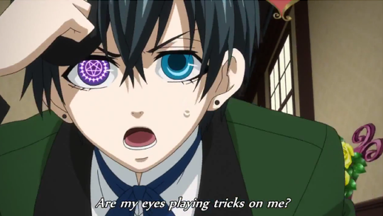 talk to me about the phantomhive twins — Hi! About oc being blind in his  right eye i have...