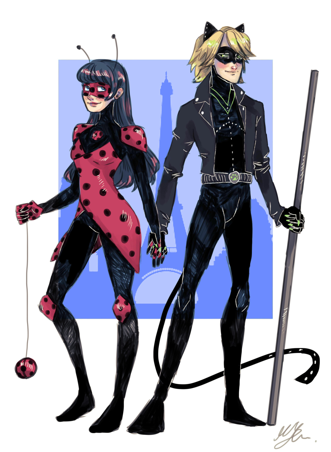 Land of Animes — La Coccinelle et le Chat Noir @taulun 's character