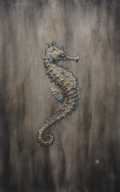 Seahorse (26″x40″)  [SOLD]