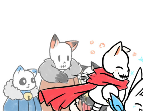 owosa:  more like sleepy big brothersfellWolves by @sanspar / bunny!blue and fox!papy idea by @keksbela Part 3 / 5 