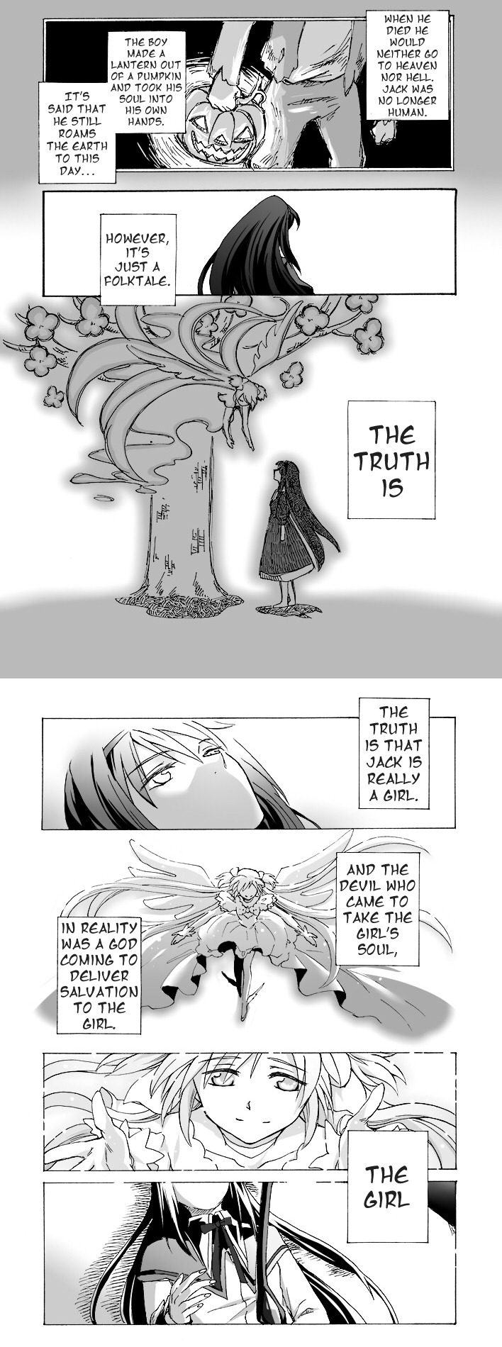 desperate-translations:  Title: 叛逆のほむほむまんが【ハロウィン風味】