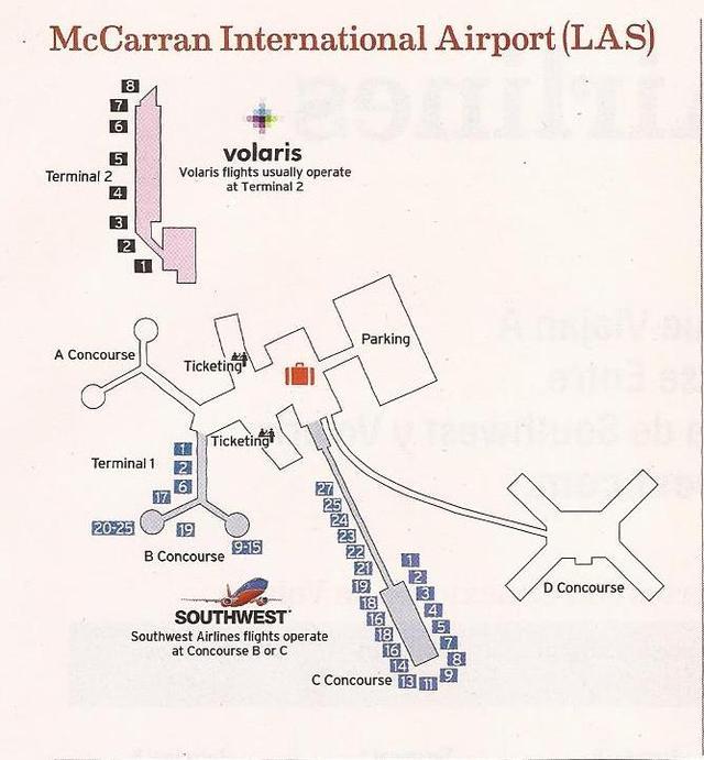 Collection 93+ Images what terminal is southwest at las vegas airport Updated