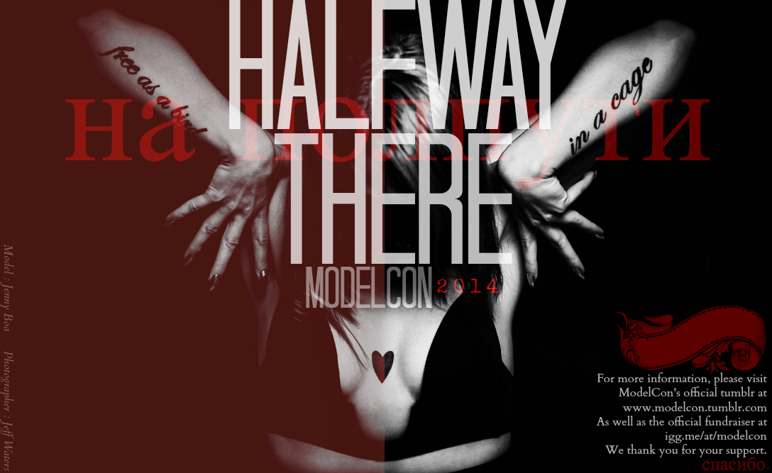 sierramckenzie:  modelcon:  We have made it half way to our goal! Thanks so much