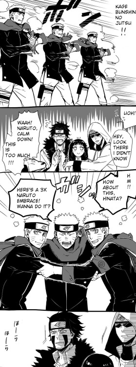 askgraphiteknight:  homeisforpeoplewithhouses:  I decided that someone needed to typset with the translation of it so… Original by: 里美Translation: jemmaTypsetting: Moi.  I’m not into Naruto, but Hinata is best girl.  > u< 