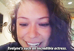 thecloneclub:  Tatiana Maslany on Evelyne Brochu↳ Evelyne’s amazing. Evelyne’s such an incredible actress. I was a huge fan of hers before I’d met her because I’d seen her in this film called Café de Flore which is this brilliant French-Canadian