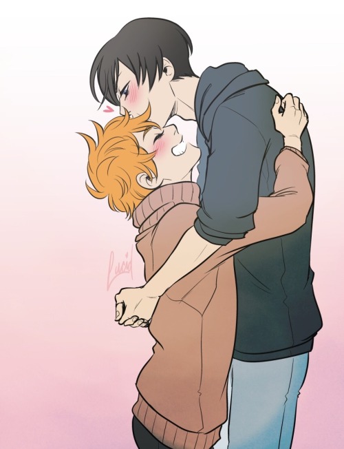 misslucid:(slides over a single piece of paper) (it reads “kagehina is gay”)