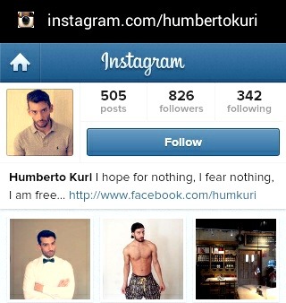 Thanks Humberto for the sexy photos!  Please send more.  Hit him up at: IG: humbertokuri