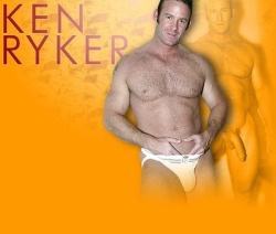 gaypornstuds:  Ken Ryker, a little more mature and a little softer in the middle, but really, are you going to kick this man out of bed?  (Final…for now.)  Physically perfect for me - he continue to be one very handsome, hairy, sexy man - I would love