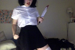 bluiist:  badass schoolgirl misogynist slayer 