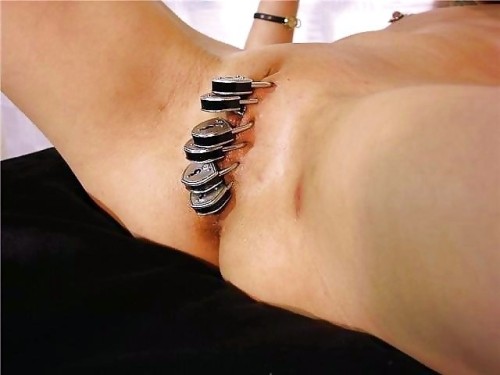 pussymodsgaloreThis photoset demonstrates one particular point, that if you have a sufficient number of outer labia piercings, then enforcing chastity is easy.