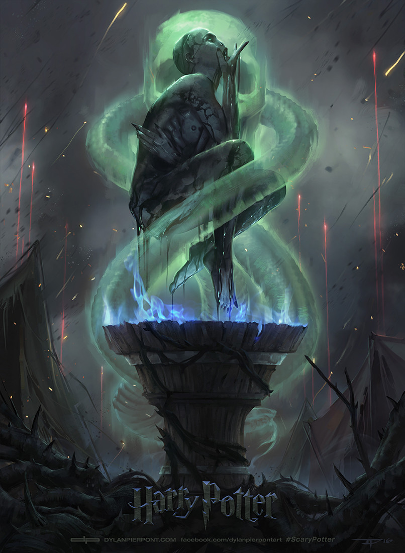 eternal-nova: thecollectibles: “Scary Potter” series by  Dylan Pierpont   these