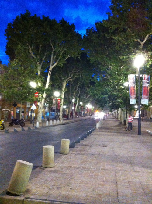 Final morning in Aix- Cours Mirabeau 