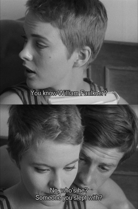 À bout de souffle, Jean Luc Godard, 1960 Jean Paul Belmondo and Jean Seberg 