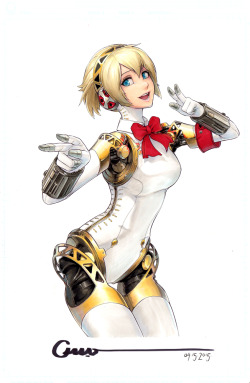 omar-dogan:  Aigis! So much effort in this one! Shoejima is a freaking genius. I recorded  the whole thing too just for you guys , 7 hours! Learn how to do this!Go here for my latest tutorial and many more:https://gumroad.com/products/FcDRMy fans, the