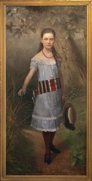 Julius Geertz: Child Portrait of Helene Kaemmerer (1882)