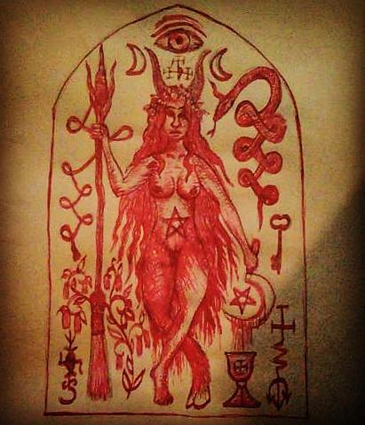 johnbirkel - “Blood-Mother” by me, 2016 in blood-ink with a nib...