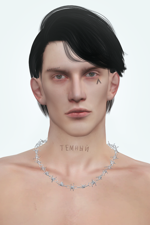 hitohari-sims:  @archivefaction‘s Upcoming Creations Thorns Necklace Menswear Collection#2 (*´д`)~♥ 