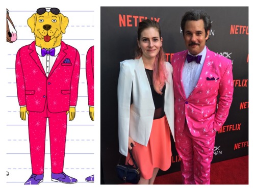 paulftompkins:Here I am with the amazing Lisa Hanawalt. Lisa is the production designer for the Netf